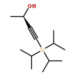 3-Butyn-2-ol, 4-[tris(1-methylethyl)silyl]-, (2R)-