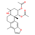 (1R,2S,4aR,11bS)-4a-hydroxy-4,4,7,11b-tetramethyl-1,2,3,4,4a,5,6,11b-octahydrophenanthro[3,2-b]furan-1,2-diyl diacetate