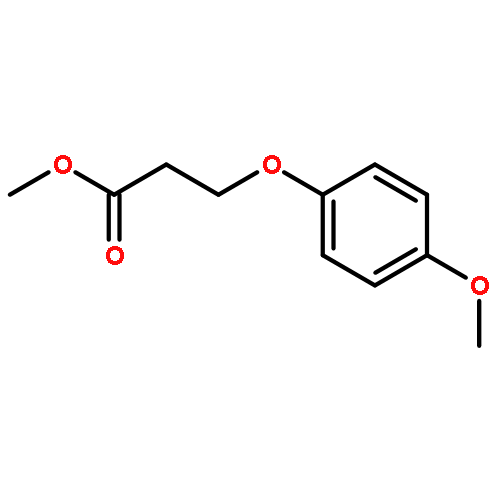 Propanoic acid, 3-(4-methoxyphenoxy)-, methyl ester