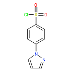 4-(1H-Pyrazol-1-yl)benzene-1-sulfonyl chloride