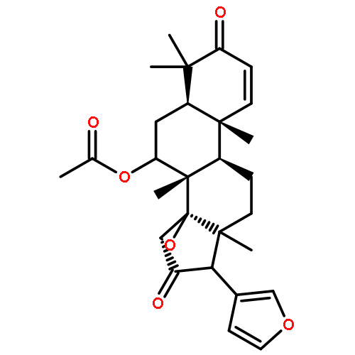 24-Norchola-1,20,22-triene-3,16-dione,7-(acetyloxy)-14,15:21,23-diepoxy-4,4,8-trimethyl-, (5a,7a,13a,14b,15b,17a)-