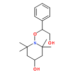 4-Piperidinol, 1-(2-hydroxy-1-phenylethoxy)-2,2,6,6-tetramethyl-