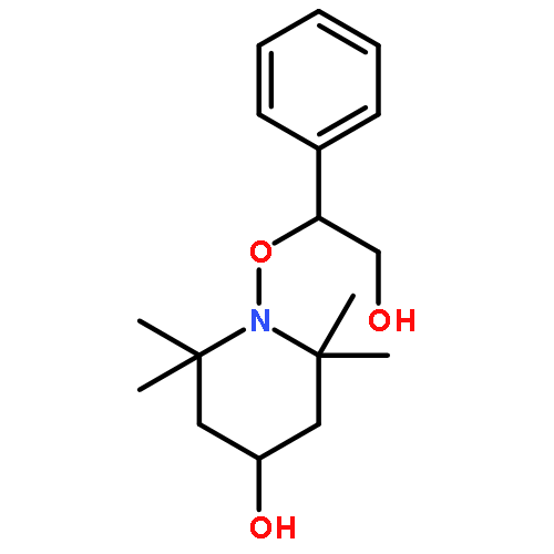 4-Piperidinol, 1-(2-hydroxy-1-phenylethoxy)-2,2,6,6-tetramethyl-