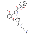 2-[[[5-(2,6-DIMETHOXYPHENYL)-1-[4-[[[3-(DIMETHYLAMINO)PROPYL]METHYLAMINO]CARBONYL]-2-(1-METHYLETHYL)PHENYL]-1H-PYRAZOL-3-YL]CARBONYL]AMINO]-TRICYCLO[3.3.1.13,7]DECANE-2-CARBOXYLIC ACID