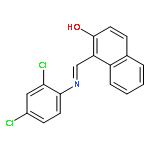 2-Naphthalenol, 1-[[(2,4-dichlorophenyl)imino]methyl]-