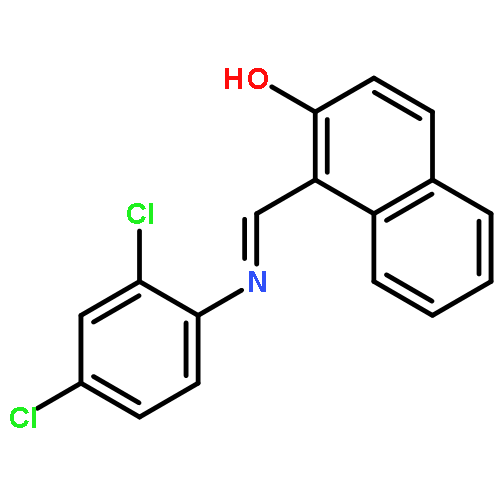 2-Naphthalenol, 1-[[(2,4-dichlorophenyl)imino]methyl]-