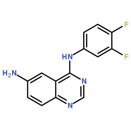 4,6-Quinazolinediamine, N4-(3,4-difluorophenyl)-