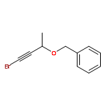 Benzene, [[(3-bromo-1-methyl-2-propynyl)oxy]methyl]-