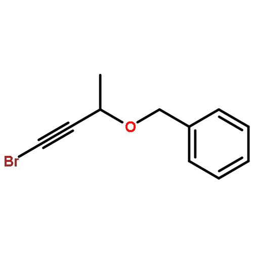 Benzene, [[(3-bromo-1-methyl-2-propynyl)oxy]methyl]-