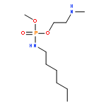 Phosphoramidic acid, hexyl-, methyl 2-(methylamino)ethyl ester