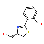 4-Thiazolemethanol, 4,5-dihydro-2-(2-hydroxyphenyl)-, (S)-