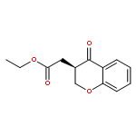 2H-1-Benzopyran-3-acetic acid, 3,4-dihydro-4-oxo-, ethyl ester, (3R)-