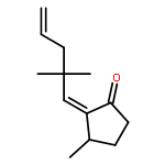 Cyclopentanone, 2-(2,2-dimethyl-4-pentenylidene)-3-methyl-