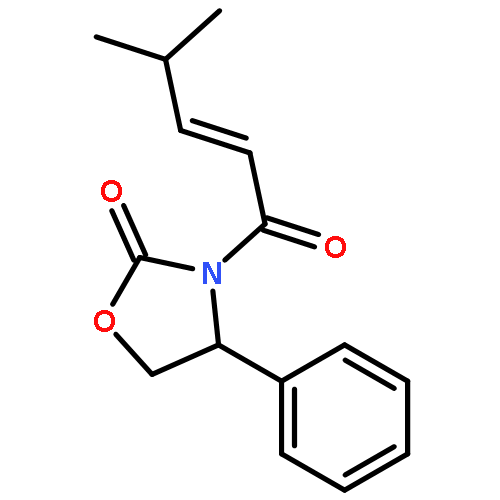 2-Oxazolidinone, 3-[(2E)-4-methyl-1-oxo-2-pentenyl]-4-phenyl-, (4S)-