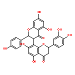 (2S,2'S,3R)-2'-(3,4-dihydroxyphenyl)-5,5',7,7'-tetrahydroxy-2-(4-hydroxyphenyl)-2,2',3,3'-tetrahydro-4H,4'H-3,8'-bichromene-4,4'-dione