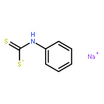 Carbamodithioic acid, phenyl-, monosodium salt