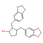 2-Furanol,3,4-bis(1,3-benzodioxol-5-ylmethyl)tetrahydro-, (2S,3R,4R)-