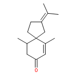 Spiro[4.5]dec-6-en-8-one,6,10-dimethyl-2-(1-methylethylidene)-, (5R,10R)-