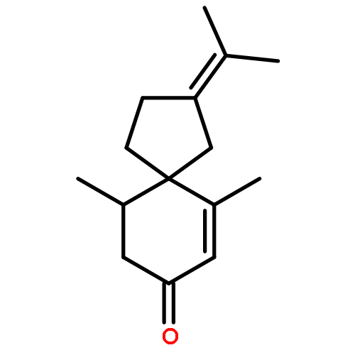 Spiro[4.5]dec-6-en-8-one,6,10-dimethyl-2-(1-methylethylidene)-, (5R,10R)-