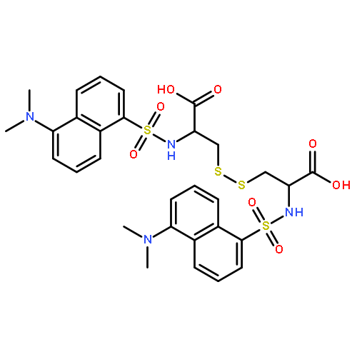 L-Cystine,N,N'-bis[[5-(dimethylamino)-1-naphthalenyl]sulfonyl]-