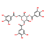 b-D-Glucopyranose,1,3,6-tris(3,4,5-trihydroxybenzoate)