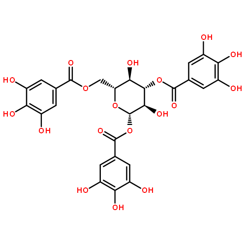 b-D-Glucopyranose,1,3,6-tris(3,4,5-trihydroxybenzoate)