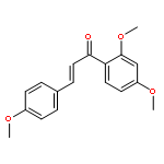 1-(2,4-dimethoxyphenyl)-3-(4-methoxyphenyl)prop-2-en-1-one