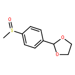 1,3-Dioxolane, 2-[4-(methylsulfinyl)phenyl]-