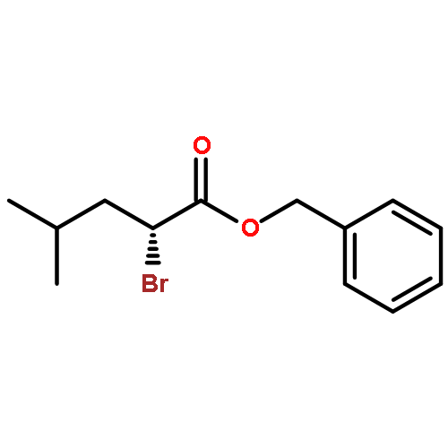 Pentanoic acid, 2-bromo-4-methyl-, phenylmethyl ester, (2R)-