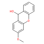 9H-Xanthen-9-ol, 3-methoxy-