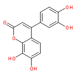 2H-1-Benzopyran-2-one, 4-(3,4-dihydroxyphenyl)-7,8-dihydroxy-