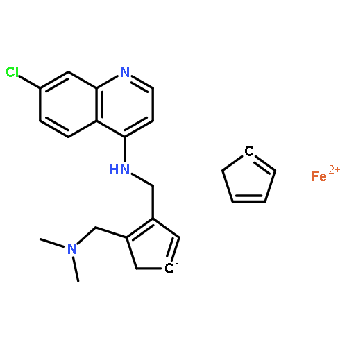 Ferrocene,1-[[(7-chloro-4-quinolinyl)amino]methyl]-2-[(dimethylamino)methyl]-