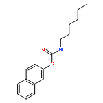 Carbamic acid, hexyl-, 2-naphthalenyl ester