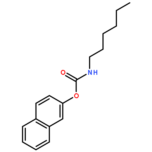 Carbamic acid, hexyl-, 2-naphthalenyl ester