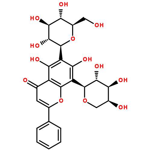 Chrysin 6-C-glucoside 8-C-arabinoside