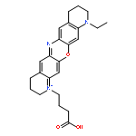 Dipyrido[3,2-b:2',3'-i]phenoxazin-13-ium,1-(3-carboxypropyl)-11-ethyl-1,2,3,4,8,9,10,11-octahydro-