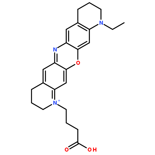 Dipyrido[3,2-b:2',3'-i]phenoxazin-13-ium,1-(3-carboxypropyl)-11-ethyl-1,2,3,4,8,9,10,11-octahydro-