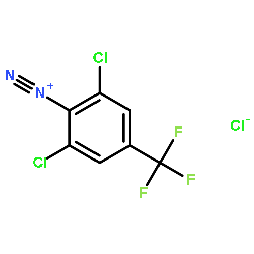 Benzenediazonium, 2,6-dichloro-4-(trifluoromethyl)-, chloride