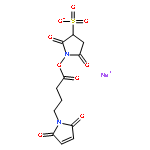 3-Pyrrolidinesulfonic acid,1-[4-(2,5-dihydro-2,5-dioxo-1H-pyrrol-1-yl)-1-oxobutoxy]-2,5-dioxo-,sodium salt