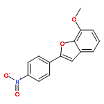 BENZOFURAN, 7-METHOXY-2-(4-NITROPHENYL)-