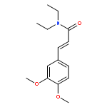 2-Propenamide, 3-(3,4-dimethoxyphenyl)-N,N-diethyl-, (E)-