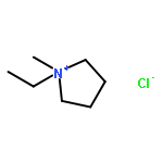 Pyrrolidinium, 1-ethyl-1-methyl-, chloride