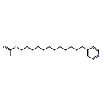 Ethanethioic acid, S-[12-(4-pyridinyl)dodecyl] ester