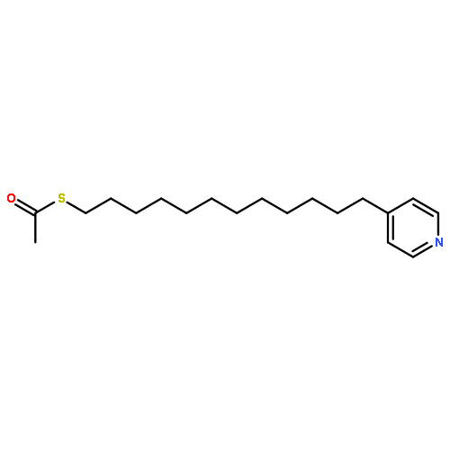 Ethanethioic acid, S-[12-(4-pyridinyl)dodecyl] ester