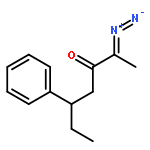 3-Heptanone, 2-diazo-5-phenyl-