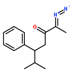 3-Heptanone, 2-diazo-6-methyl-5-phenyl-