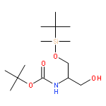 [(1S)-2-[[(tert-Butyl)dimethylsilyl]oxy]-1-(hydroxymethyl)ethyl]-carbamic Acid tert-Butyl Ester