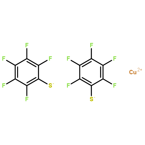 Benzenethiol,2,3,4,5,6-pentafluoro-, copper(2+) salt (2:1)