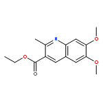 3-Quinolinecarboxylic acid, 6,7-dimethoxy-2-methyl-, ethyl ester