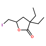 2(3H)-Furanone, 3,3-diethyldihydro-5-(iodomethyl)-